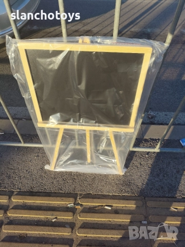 Дъска за писане, бяла или черна, около 85см, снимка 4 - Играчки за стая - 39551235