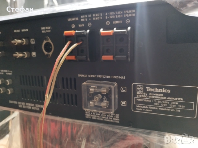 Technics SU-8600, снимка 3 - Ресийвъри, усилватели, смесителни пултове - 53112879