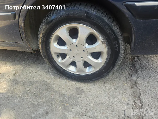15 цола джанти със зимни гуми дот 21 година 8.5 грайфер , снимка 2 - Гуми и джанти - 56149591