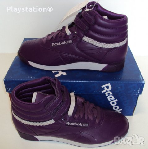 НОВИ оригинални Reebok кецове Alicia Keys Purple Лилави кецове, Размери: 35, 40.5, снимка 4 - Дамски боти - 30410741