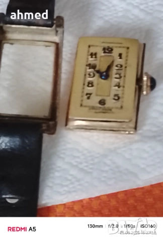 2бр 100годишни часовници позлатани 20микрона, снимка 9 - Антикварни и старинни предмети - 51484270