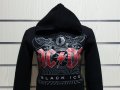Нов дамски суичър с дигитален печат на музикалната група AC/DC - Black Ice, снимка 3