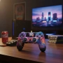 Безжичен джойстик за PS4 с тъчпад, вибрация и LED осветление – FC25 / GTA дизайн, снимка 7