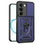 За Realme C100 5G / C83 5G Удароустойчив TPU PC Калъф с Въртяща Стойка, Плъзгащо Капаче за Камерата , снимка 6