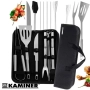 Комплект за барбекю 9 части в калъф/кейс, KAMINER, снимка 3