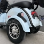 Електрическа триколка 2+1 750.1 ТИП VESPA STYLE с диференциал Нов модел, голяма равна седалка, подхо, снимка 10