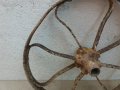 ковано възрожденско колело от талига, двуколка, каруца и др., снимка 8