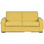 Разтегателен диван - двойка FIESTA - жълт, снимка 1 - Дивани и мека мебел - 38788018