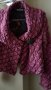 Капитонирана връхна дреха пастелно циклама КЪСА - М размер  с отстъпка, снимка 1 - Палта, манта - 30586642