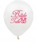 Bride Tribe надпис бял розов Обикновен надуваем латекс латексов балон сватба хелий моминско парти, снимка 3