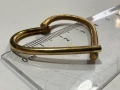 Златна фигура сърце 14К – 1.12 гр, снимка 5