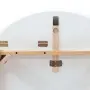 vidaXL трапезна маса естествено масивно дърво гума, снимка 10