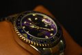 Rolex Oyster Perpetual Date GMT-Master II - Златно-Сребърен с Лилаво, снимка 4