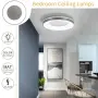 Кръгъл LED плафон 30 см с регулируема светлина, снимка 4