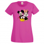 Дамска тениска Mickey & Minnie 5 Мини Маус,Микки Маус.Подарък,Изненада,, снимка 1 - Тениски - 36526243