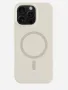 Калъф Liquid Silica MagSafe за iPhone 13/14 6.1 / Млечно Бял / + Протектор Баркод : 3131436, снимка 1