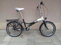 Продавам колела внос от Германия алуминиев двойносгъваем велосипед FOLDO BRAVO 20 цола SHIMANO NEXUS, снимка 1