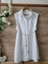 Нова дълга бяла риза ЛЕН, снимка 4