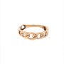 Златен дамски пръстен 1,41гр. размер:51 14кр. проба:585 модел:19264-5, снимка 1 - Пръстени - 42313092