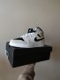 Nike Air Jordan 1 Mid SE GS Creamy White Barely Orange Light Cream Black Нови Оригинални Кецове, снимка 9