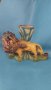 Кеармичен лъв от царско време,народно изкуство, снимка 1 - Антикварни и старинни предмети - 40006937