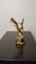 Много симпатична и нестандартна фигурка на мишле с големи уши. Бронз., снимка 2