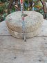 Старинен каменен диск,колело от ръчна мелница, снимка 5