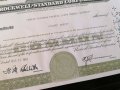 Сертификат за 37 акции (САЩ) | Rockwell-Standard Corporation | 1961г., снимка 3