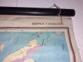 Стара платнена карта Полезни изкопаеми на СССР, снимка 7