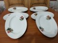 Стар български порцелан чинии елипси, снимка 2