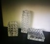 НОВ Ретро стъклен комплект за декорация на холна маса , снимка 2