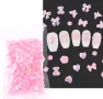 20 бр 3d микс малки панделки сърца розички панделка сърце мече розови декорация нокти маникюр акрил, снимка 5