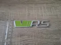 Skoda VRS емблема за решетка отровно зелено със сребристо, снимка 3