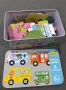 Образователен комплект в кутия от 30 пъзела с колички, снимка 3