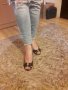 Елегантни дамски сандали от естествен лак, номер 36 , снимка 1 - Сандали - 29284266
