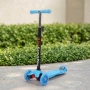 НОВА Детска тротинетка 21st Scooter със светещи колела, сгъваема, до 50кг различни цветове, снимка 9