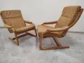 Скандинавски кресла, естествена кожа Д413, снимка 8