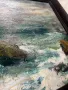 Стара майсторска картина - Морски пейзаж, снимка 2