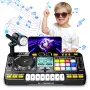 DJ миксиращ пулт с Bluetooth и микрофон на стойка 🎤 и клавир 🎹 , снимка 1
