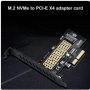 Преход  от M .2 NVME към pci expres  X1   и X4 за включване на NVME SSD към всяко старо PC без дъно , снимка 2