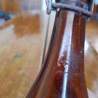 Стара бирена бутилка Пивоварно Дружество Шумен Русе 1937, снимка 7 - Други ценни предмети - 37760489