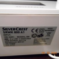 SilverCrest srwk 800 a1 - радиочасовник с 2 аларми и зарядно за телефон, снимка 9 - Други - 38208796