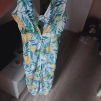 Плажна рокля с ананаси, снимка 2 - Рокли - 37037946