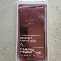 Нов розов огледален калъф за Huawei Mate 20 lite , снимка 1 - Калъфи, кейсове - 42847485