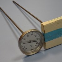 биметален термометър Wika thermometer ф100mm, -10/+150°C, L-500mm, снимка 1 - Резервни части за машини - 37082741
