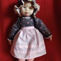 Стара ръчно изработена кукла момиче за колекционери но и за игра, снимка 3 - Колекции - 29699271