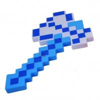 2942 Светеща брадва Майнкрафт играчка Minecraft със звук, 36 см, снимка 4 - Други - 37177509