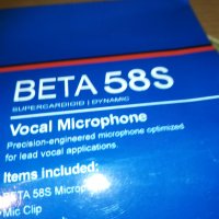 shure beta 58s-profi-КОМПЛЕКТ-внос швеицария, снимка 5 - Микрофони - 29663158