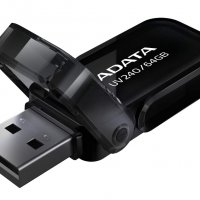 Нова USB 64GB Flash памет ADATA UV240, USB 2.0 - запечатана, снимка 2 - USB Flash памети - 37174410