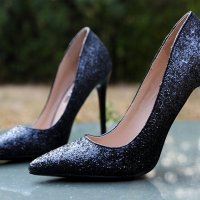 Обувки на ток - черни - AF98, снимка 1 - Дамски обувки на ток - 33087987